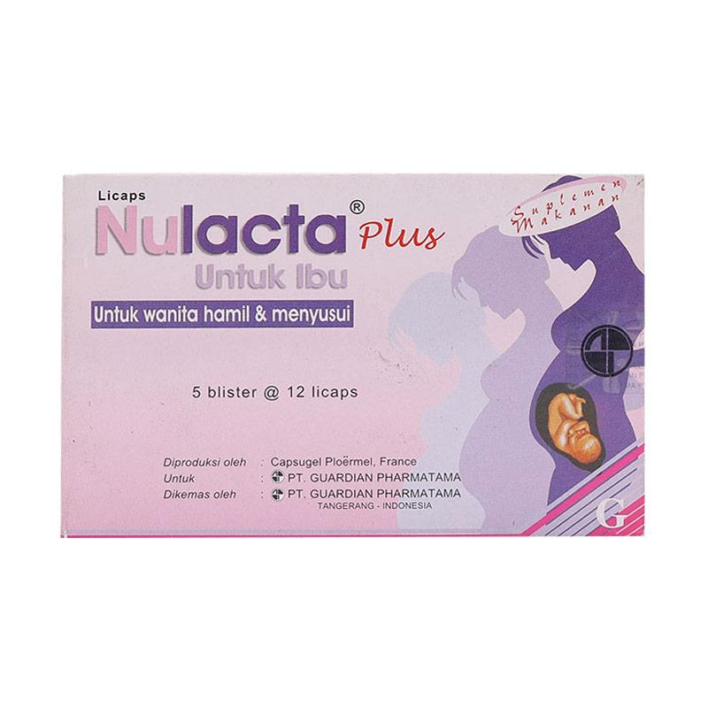 Jual Guardian Nulacta Plus Suplemen Ibu Hamil Dan Menyusui 1 Box 5 Strip 12 Soft Capsul Online April 2021 Blibli