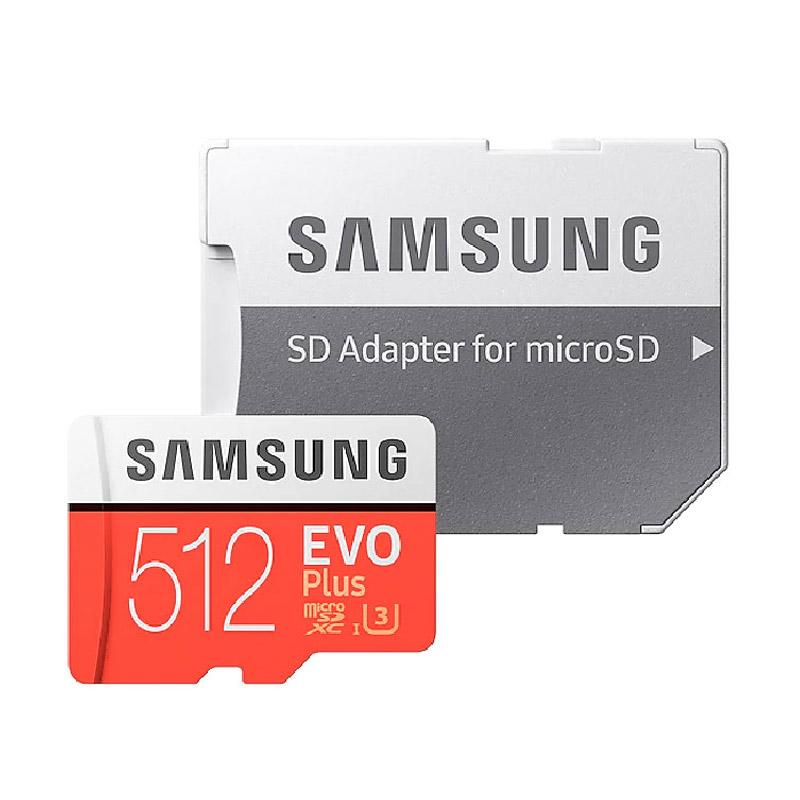 Jual Samsung Evo Plus Micro Sdxc Uhs 3 Memory Card 512 Gb Class 10 Included Sd Adapter Online Desember 2020 Blibli