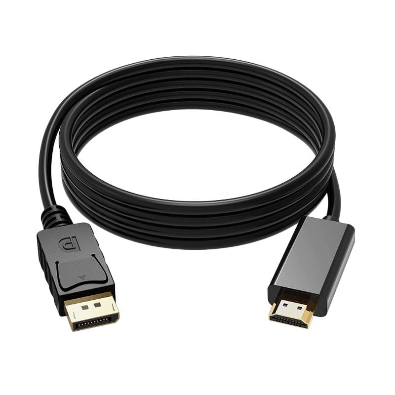 Jual Wiretek Kabel Displayport To Hdmi Male 1 8 Meters Online Agustus 2020 Blibli Com