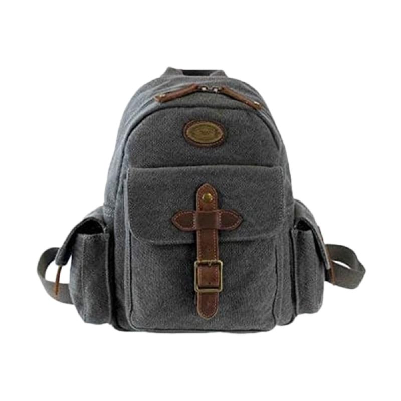Jual Troop London Canvas Trp0357 Backpack Tas Wanita 01 Black Di