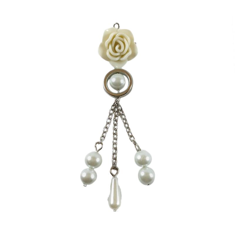 Jual Tokopelanginicer Resin Mutiara Sintesis Bros Wanita Putih Online September 2020 Blibli Com