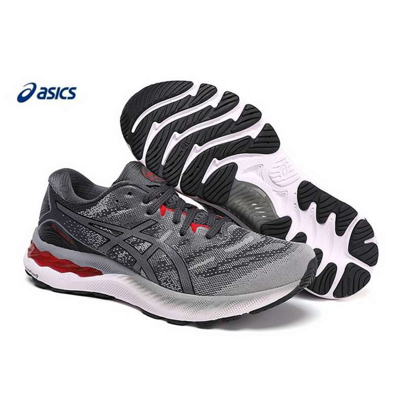 asics gray running shoes