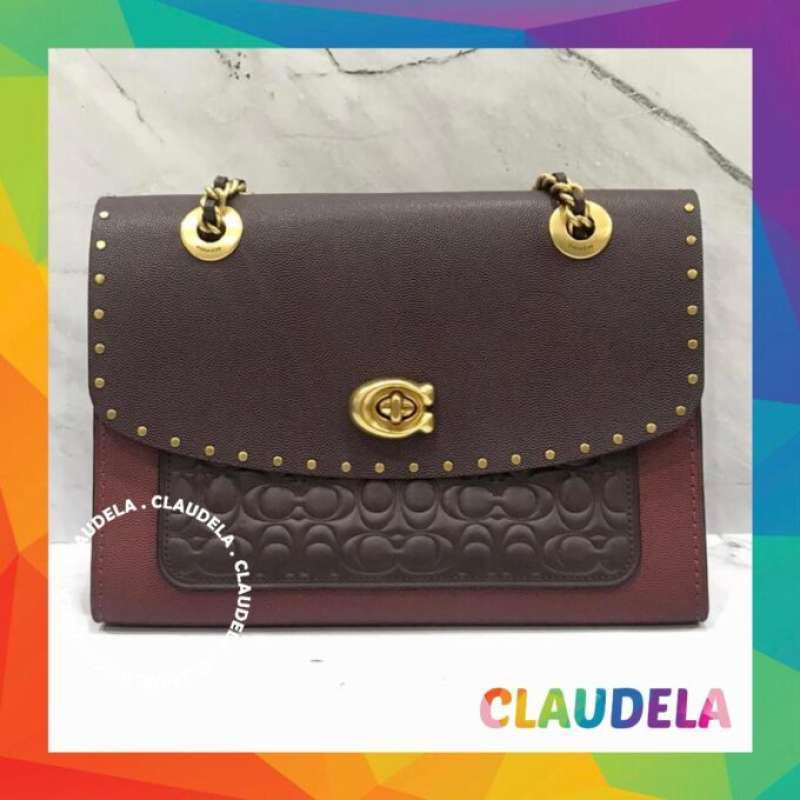 Jual COACH Parker Convertible Shoulder Bag in Signature Embossed