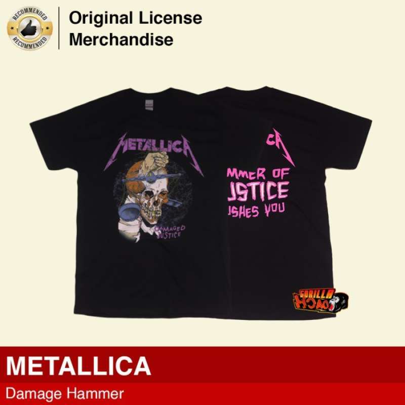 Jual Kaos Baju Tshirt Casual Metal 