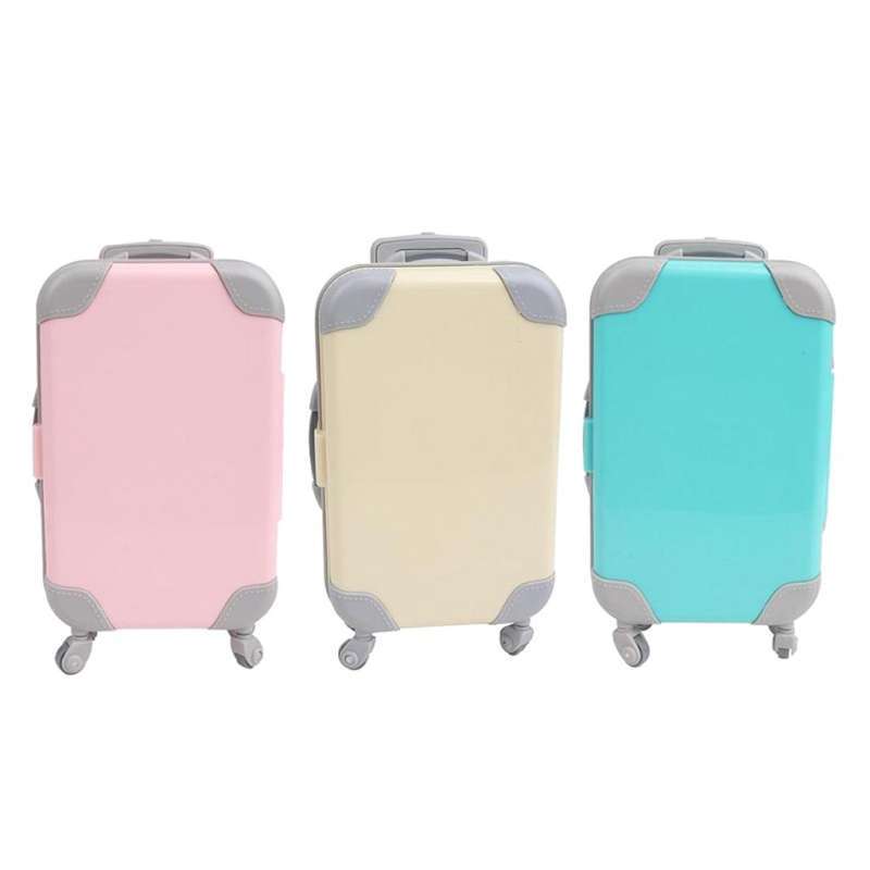 Jual 3x Lovely Mini Doll Suitcase 