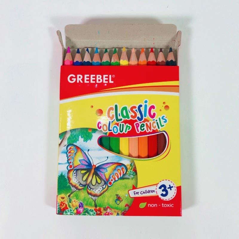 Jual Greebel 3012 Half Classic Colour Pencil 12 Warna Online
