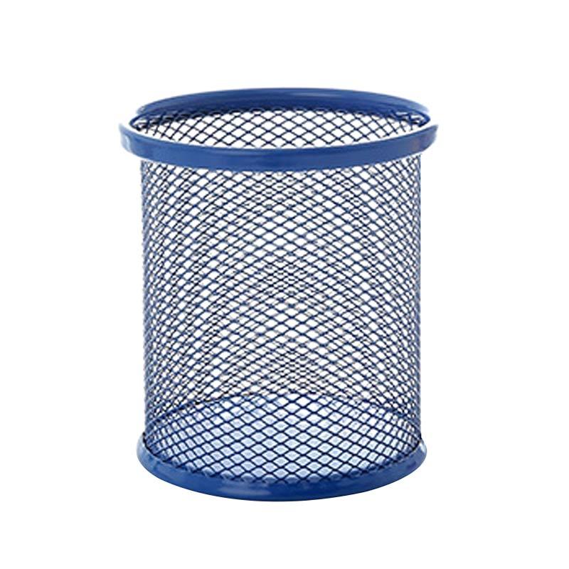 Bluelans Round Metal Hollow Pen Pencil Holder
