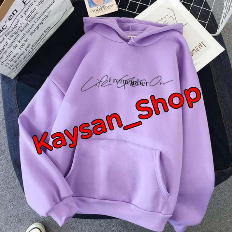 Jual Gratis Ongkir Jaket Hoodie Jumper Bts Life Goes On I Remember