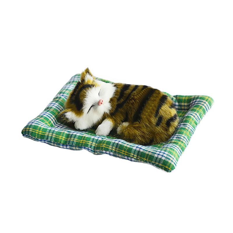 Jual Bluelans 003 Lovely Simulation Sleeping Cats With Sound Car Auto Decoration Ornaments Gift Online November 2020 Blibli Com
