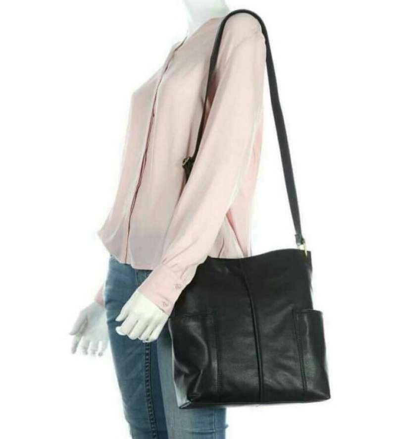 Jual FLASH SALE FOSSIL Lane Crossbody in Black Leather di Seller