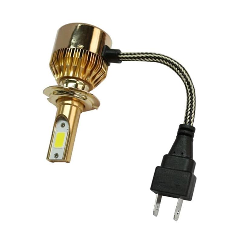 led mobil h4 cob c6 chips 36w 5500lm hi lo gold series