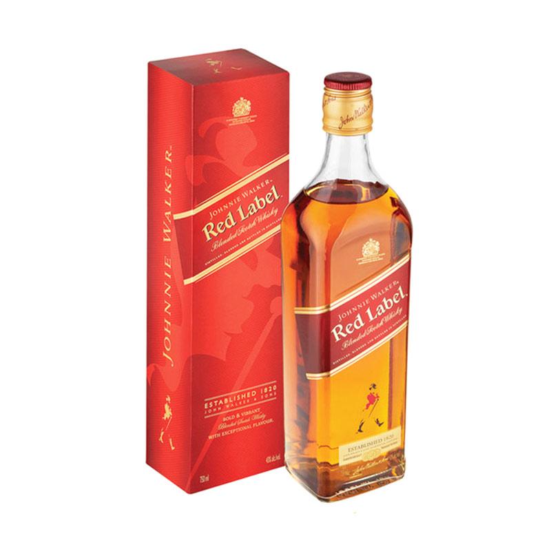 Jual Johnnie Walker Red Label Blended Scotch Whisky 750 Ml Online September 2020 Blibli Com