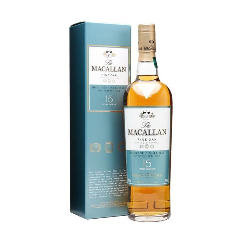 Jual Macallan 15 Yo Fine Oak Highland Single Malt Scotch Whisky Online November 2020 Blibli