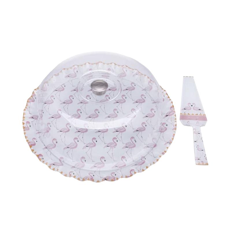 Jual Karaca Indonesia Flamingo Piring Kue Online November 2020 Blibli Com
