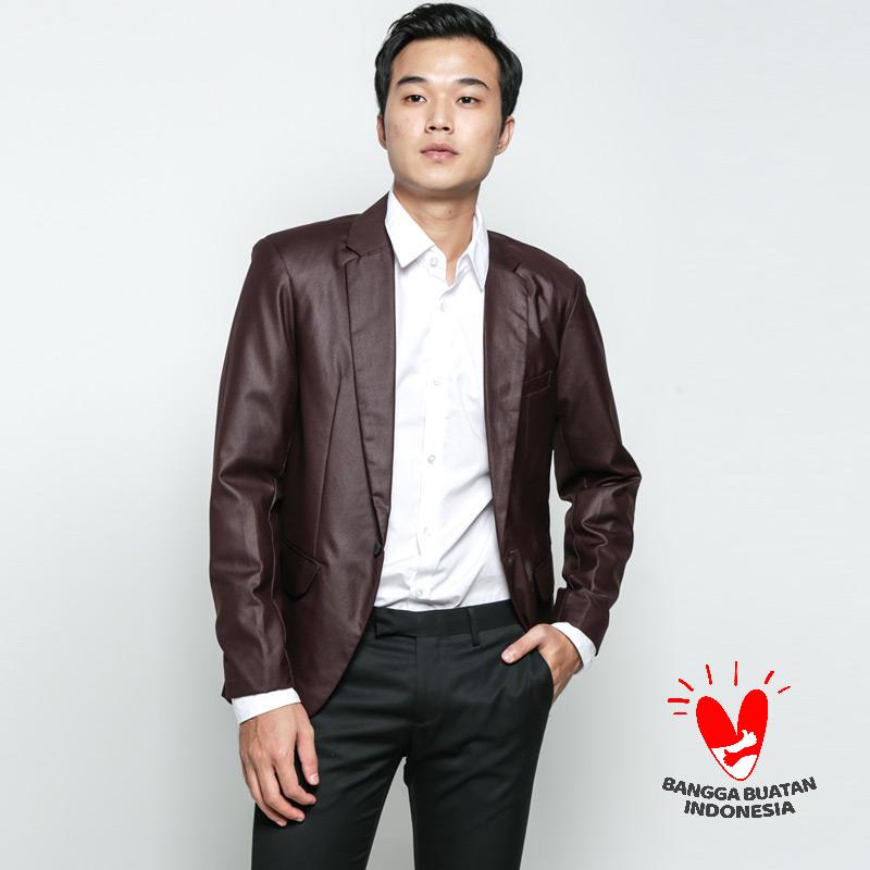 Jual Grosirjaket Luxury Formal Style Jas Pria Coklat Online Juli