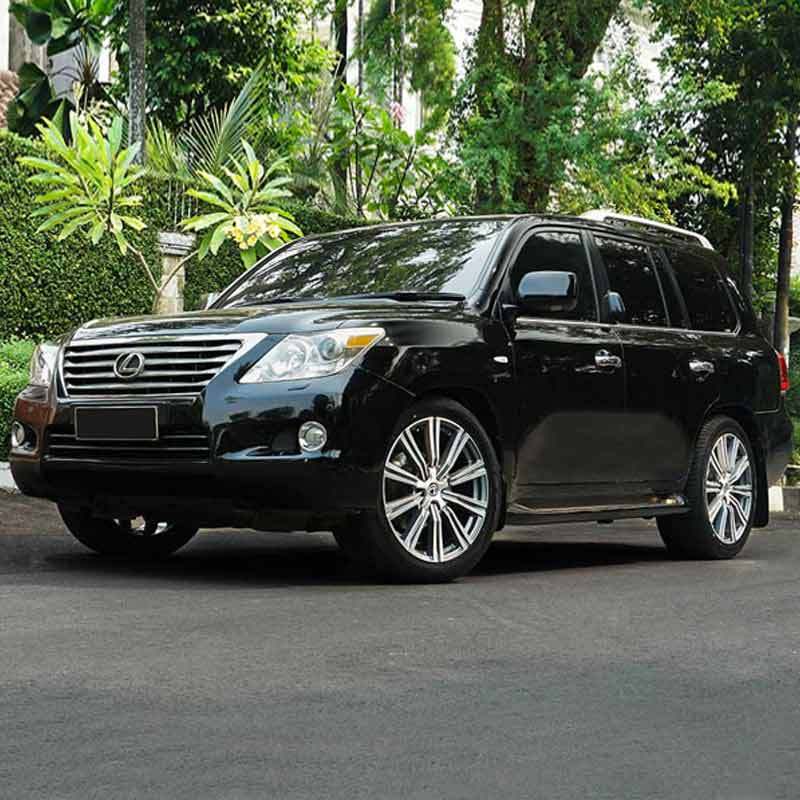 style lexus lx570 r22x9 5 et45 5x150 grey machine face velg mobil