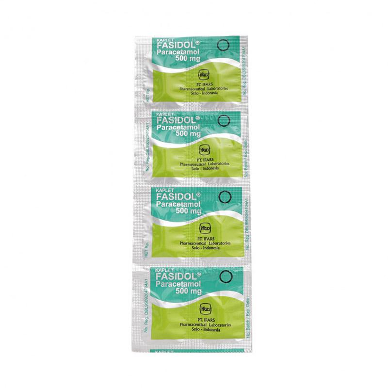 Jual Fasidol Paracetamol 500 Mg Obat Kesehatan 10 Kaplet 1 Strip Murah September 2020 Blibli Com