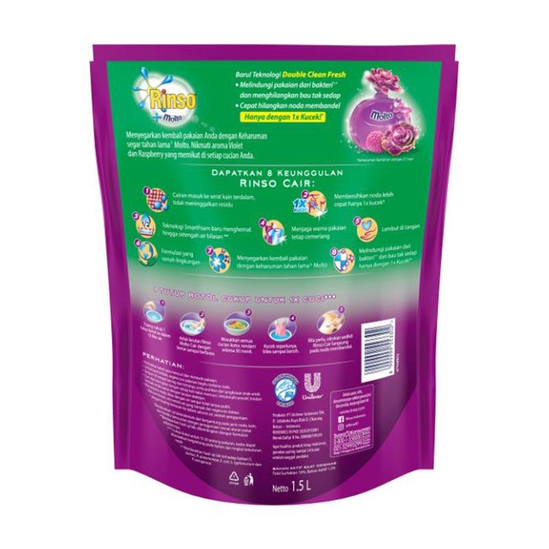Jual Rinso Molto Perfume Essence Liquid 1500 Ml Online Februari 21 Blibli