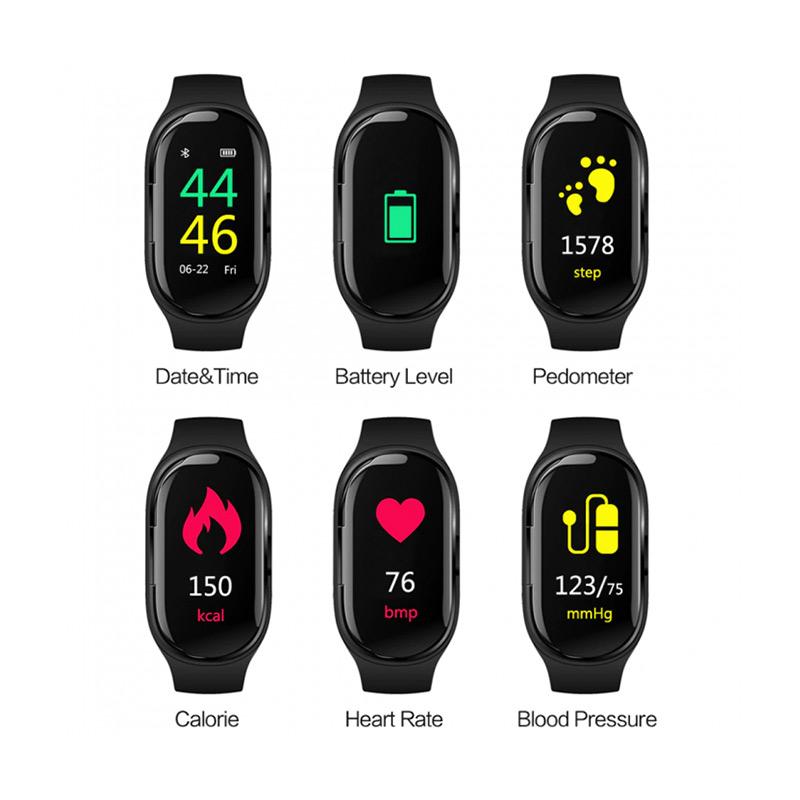 Jual Lemfo M1 Heart Rate Monitor Sport Smartwatch With Bluetooth Headset Online Januari 2021 Blibli
