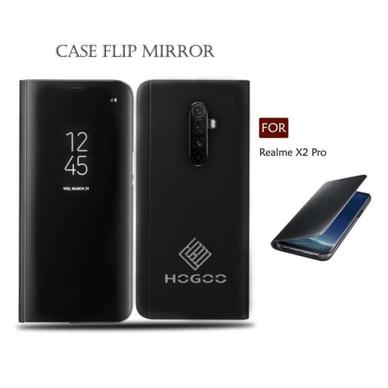 REALME X2 PRO NEW CLEAR VIEW STAND STANDING COVER MIRROR CASE FLIP