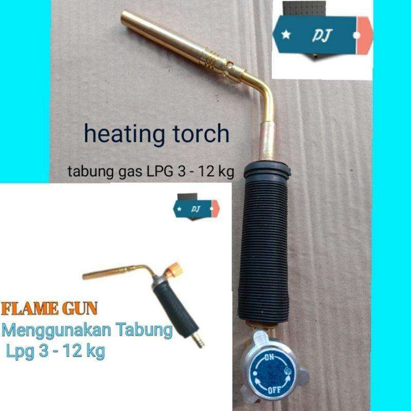 Jual kepala blow torch heating flame n solder las Gas Torch LPG di