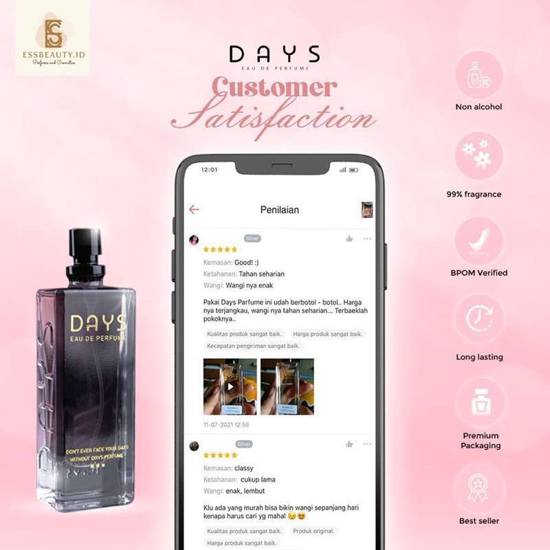 Jual DAYS PARFUM ORIGINAL OPEN RESELLER OPEN DISTRIBUTOR di