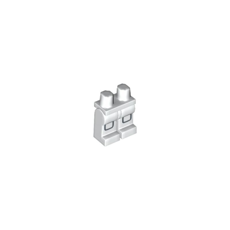 Lego Legs White x 1 for Minifigure