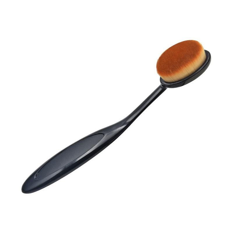 Jual Eds Toothbrush Shape Oval Foundation Makeup Brush With Cover For Bb Cream Fast Flawless Application Online November 2020 Blibli