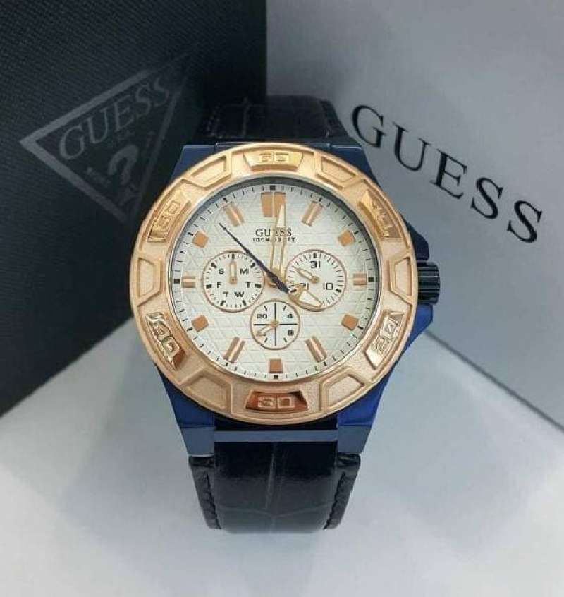 Jual GUESS W0674G7 Force Jam Tangan Pria Biru di Seller