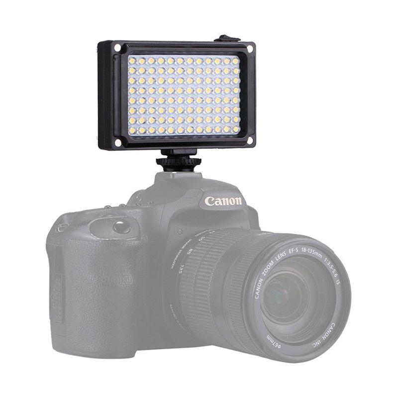 puluz mini quality portable video light intergrated fill lighting for phones digital camera super bright 96led 5600k