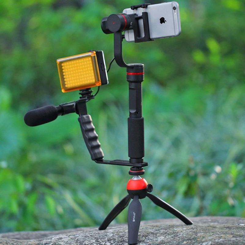 puluz mini quality portable video light intergrated fill lighting for phones digital camera super bright 96led 5600k