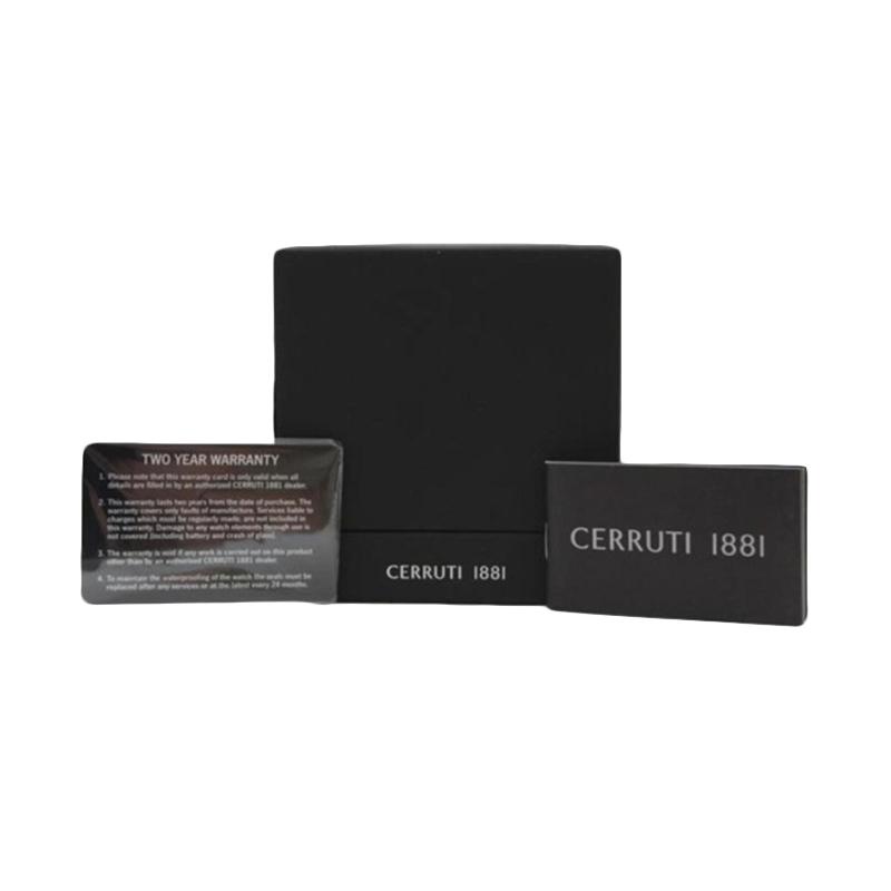 Jual Jam Tangan Pria Cerruti 1881 CRA163SRB02BK Chronograph Rubber
