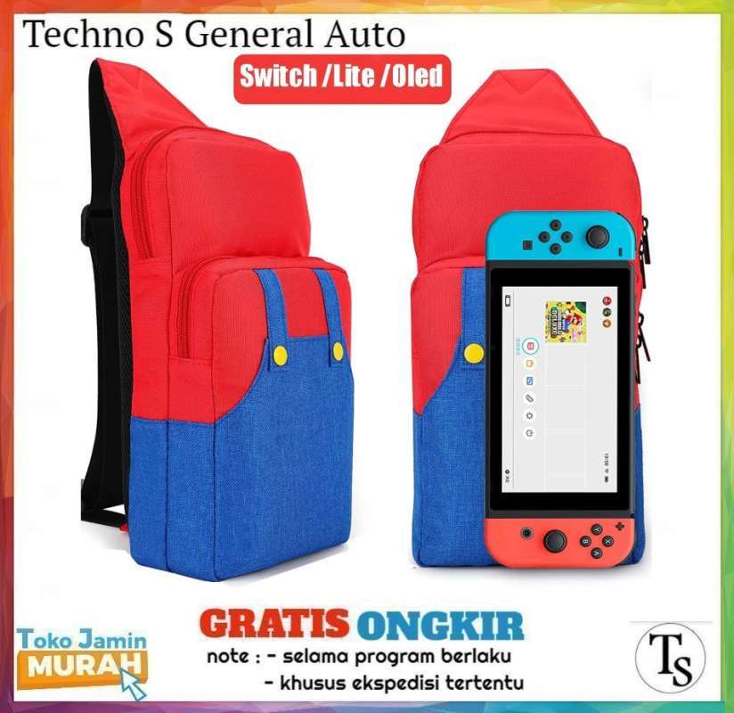 Jual Sling Bag Tas Slempang Mario Edition for Nintendo Switch Lite