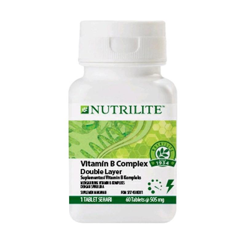 Jual Amway Nutrilite Vitamin B Complex Double Layer Suplemen Makanan Online September 2020 Blibli Com