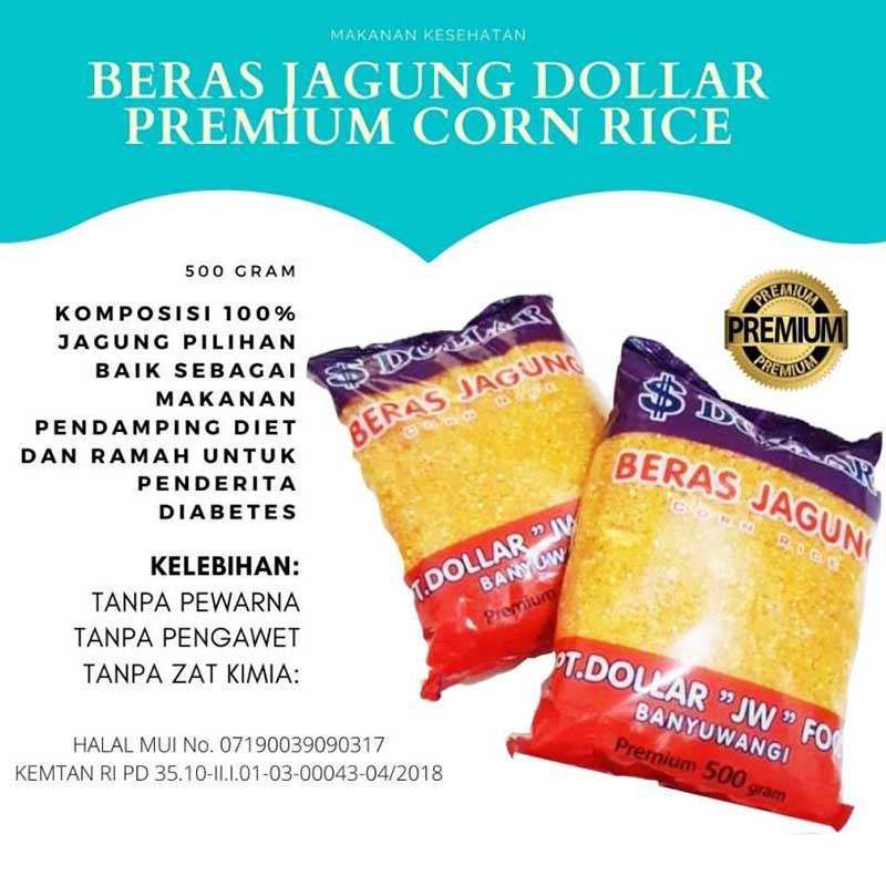 Jual Dollar Beras Jagung Premium 500 G Terbaru Juli 2021 Blibli