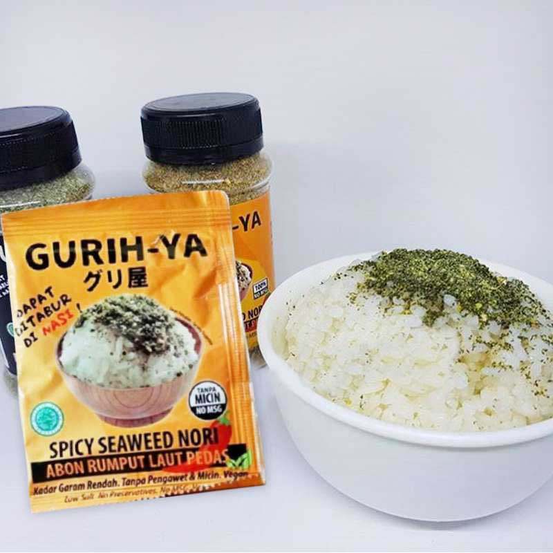 Jual Gurih Ya Seaweed Nori Abon Rasa Spicy Seasoning 5 5 G Online September 2020 Blibli Com