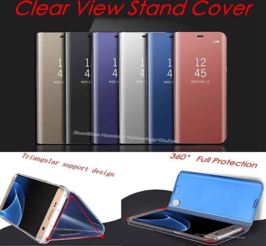 Clear View S8 Plus Flip Cover Original Promo Flip Clear View