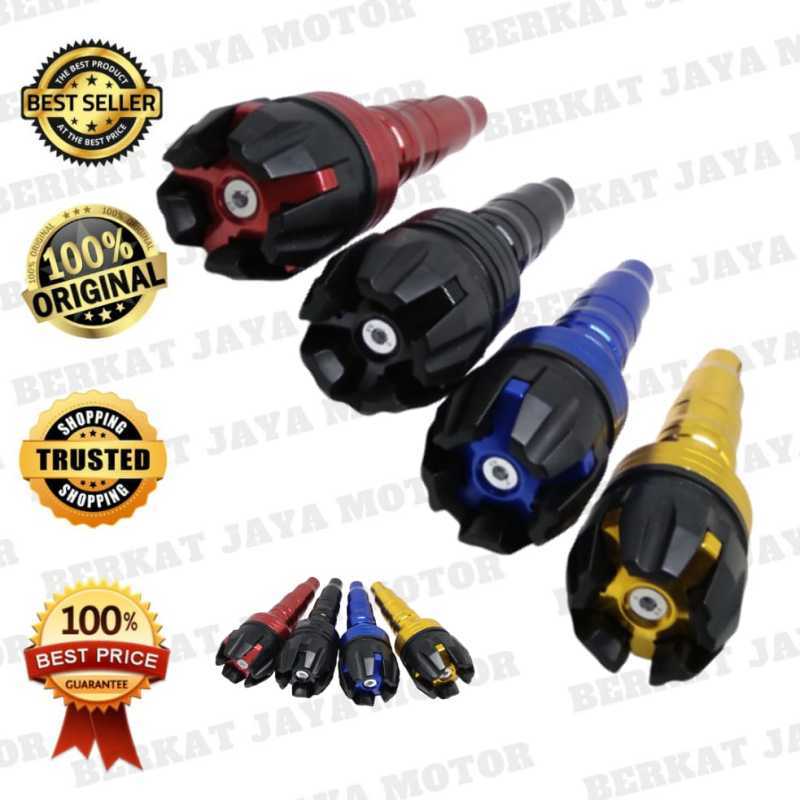 Jalu Pelindung Knalpot Slider Exhaust Guard Yamaha New Nmax 2020 Black Diamond Universal Shopee Indonesia