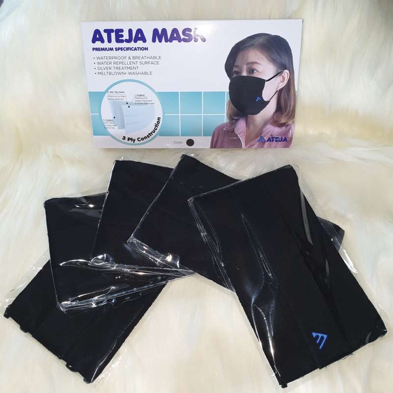Jual Ateja Mask 1 Box Masker Kain Dewasa Warna Warni Non Medis 3 Ply Earloop Standar Who 3 Lapis Washable Reusable Bisa Cuci Pakai Ulang Original Online Desember 2020 Blibli