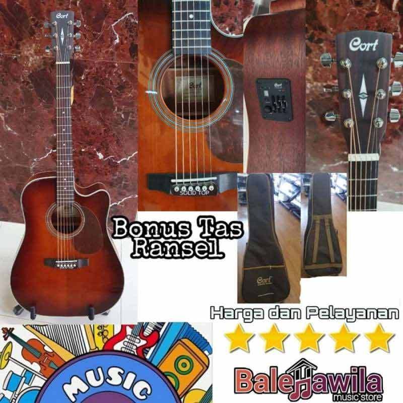 Jual Gitar Akustik Elektrik Cort Mr 500 Br Mr500br Mr500 Br Mr 500 Br Original Guitar Acoustic Electric Cort Mr 500 Br Original Bonus Tas Online Desember 2020 Blibli