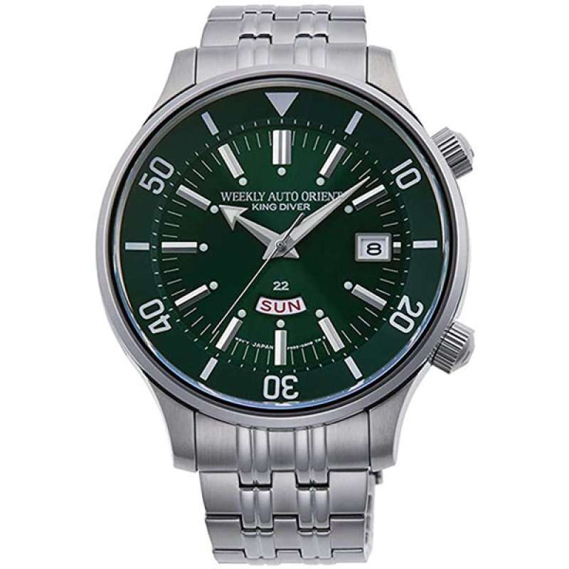 orient star green dial