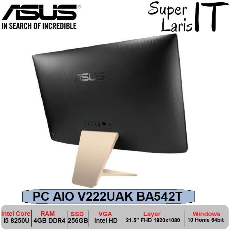 Jual All In One Asus V222uak Ba542t I5 8250u 4gb 256gb 21 5 W10 Key Mouse Online September 2020 Blibli Com