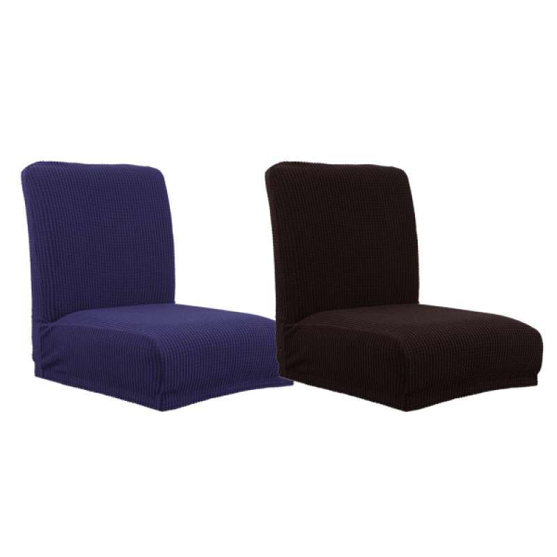 Jual 2x Waterproof Pu Leather Sofa Seat Chair Covers Stretch Chair Covers For Dining Room Removable Washable Dining Chair Cover Deep Blue Black Online Januari 2021 Blibli