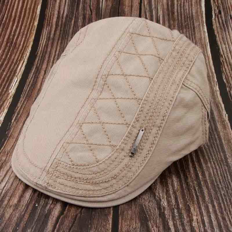 Jual Vintage Men's Flat Cap Newsboy Hat 