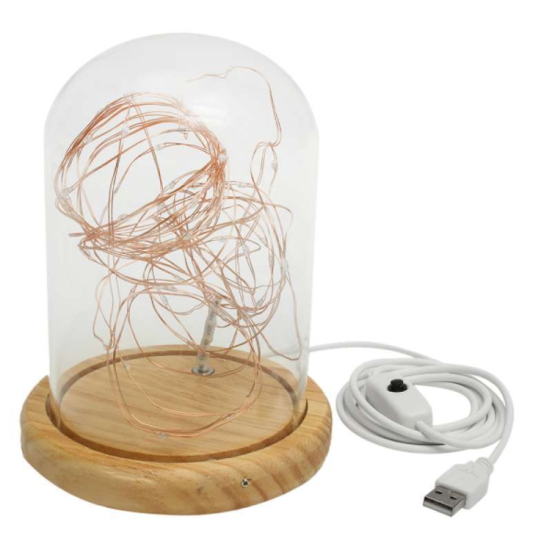 Jual Led Firework Glass Cover Wood Base Touch Switch Table Desk Light Lamp Online Oktober 2020 Blibli Com