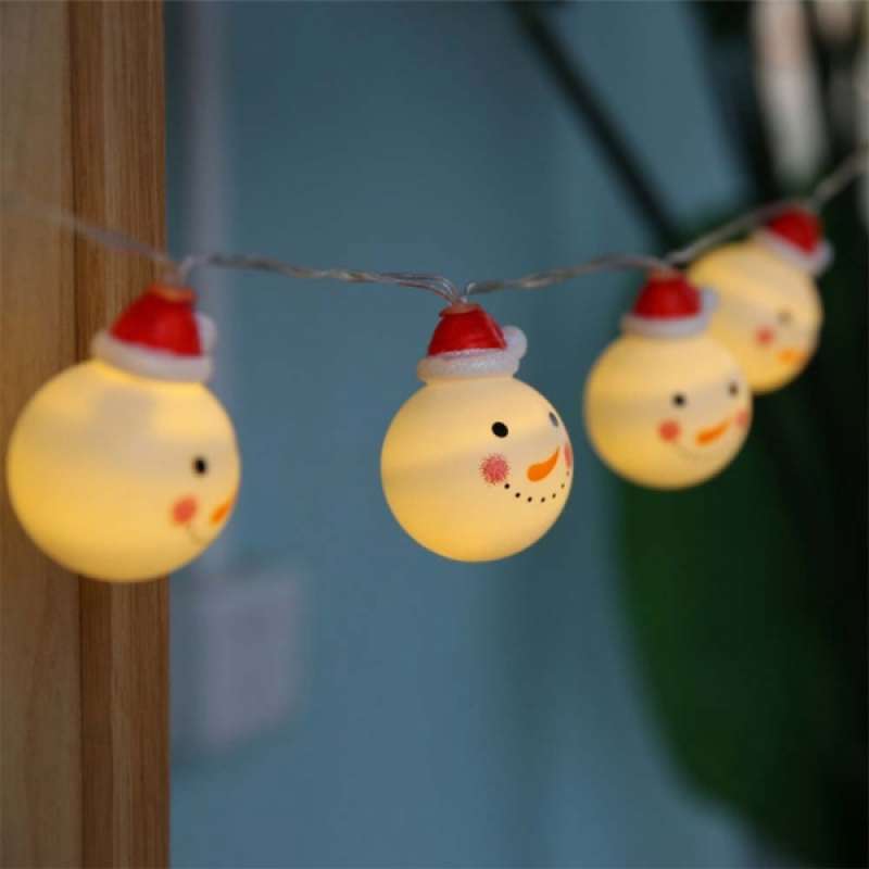 Jual Christmas 10 Led String Light Santa Fairy Light Party Home Decor Online November 2020 Blibli Com