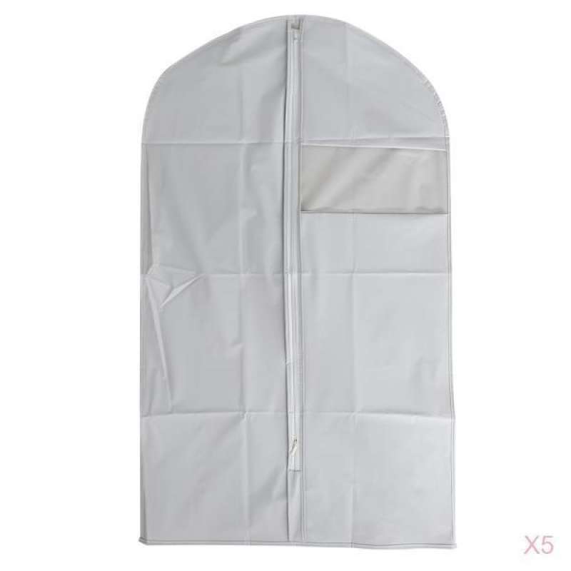 Jual 5pcs Gray 60x110cm Garment Bag Storage Keep Your Suit Costume Uniform Safe Online Oktober 2020 Blibli Com