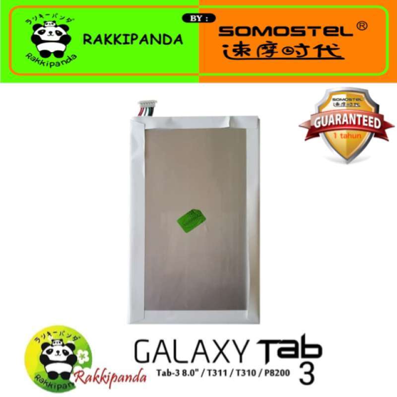 rakkipanda baterai for samsung tab 3 8