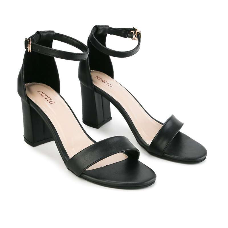 Promo Marelli Sandal Casual High Heels Wanita Cm Ankle Strap