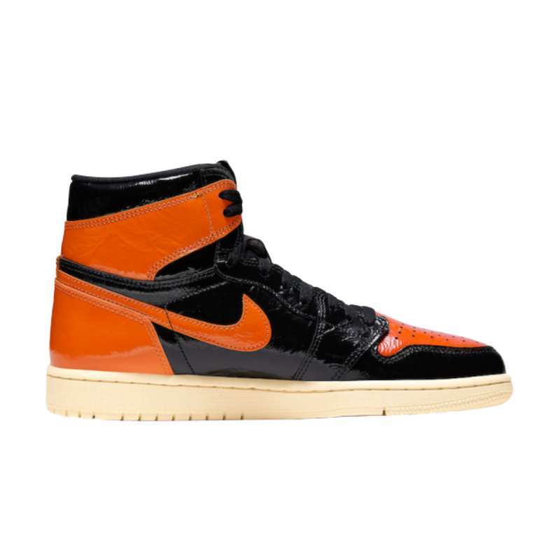 black and orange shattered backboards